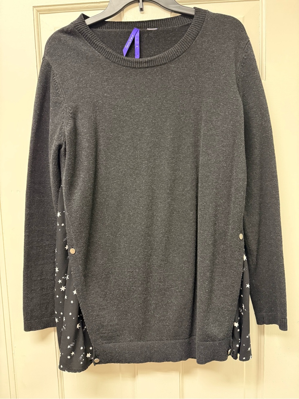 Seraphine Grey Maternity & Nursing Sweater – Size M